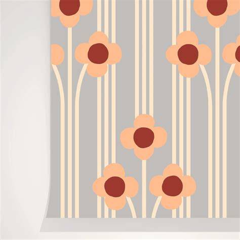 Bloemenbehang en mintgroene strepen infographic