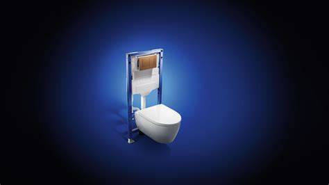 Geberit Sigma inbouwreservoirs met iCon wandhangende WC TurboFlush en Sigma40 bedieningsplaat