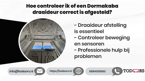 Illustratie van een correct geplaatst en afgesteld deurkozijn