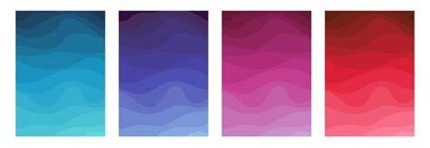 ombre blauw wand met verloop van licht naar donker