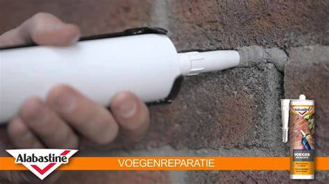 Infografiek: stappenplan voor het aanbrengen van Alabastine Voegenreparatie en tips voor droogtijden