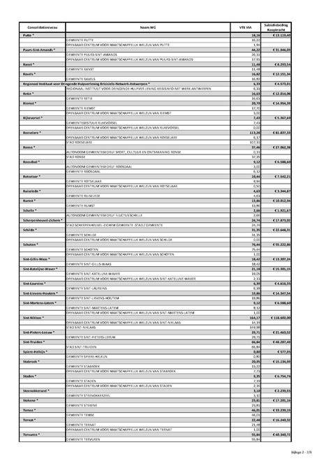 Informatievisualisatie over subsidies en toekenning van Zapbudget