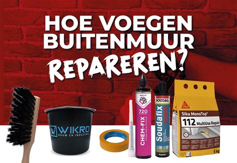 Infographic: Stappenplan voor buitenmuur voegen repareren