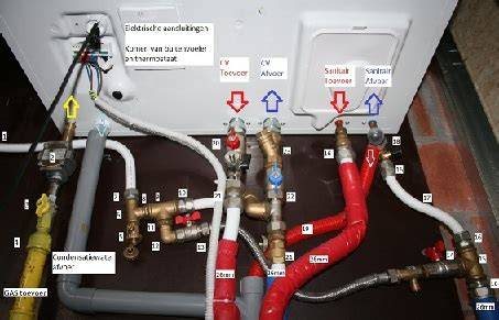 diagram thermostaat aansluiting cv-ketel