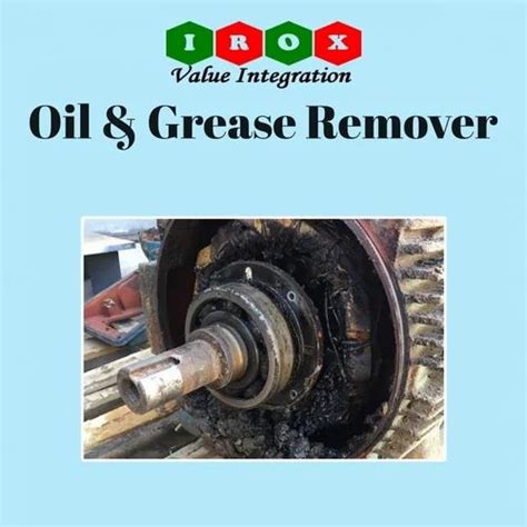 Groepsafbeelding van grease removers en toepassingsstappen