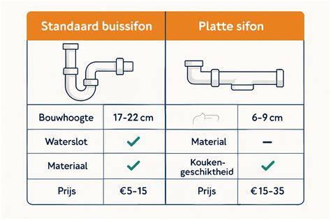 Comparatieve tabel: goedkope vs. standaard vs. luxueuze renovatie
