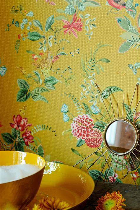 Illustratieve vloeiend dankbare patronen van Pip Studio behang en Eijffinger