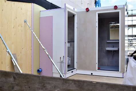 Voorbeeld opbouw van een prefab badkamer volgens myCUBY-concept