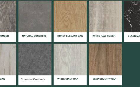 Infographic: Overzicht decors HPL en PVC voor traprenovatie