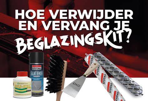 Infographic: stappenplan voor het verwijderen en aanbrengen van kit