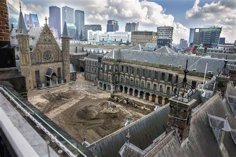 Infographic: Overzicht renovatie Binnenhof - betrokken partijen, kosten en tijdlijn