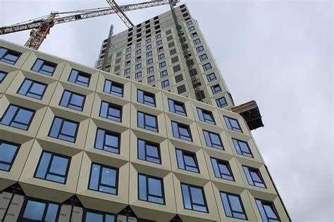 Foto: Xavier, toren met prefab gevelelementen en Hagemeister-sortering Haltern GT
