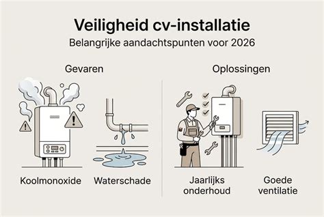 Infographic: CV-ketel onderhoudschecklist