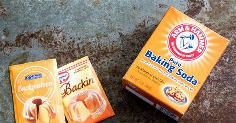 Diagram: verschil bakpoeder vs baksoda