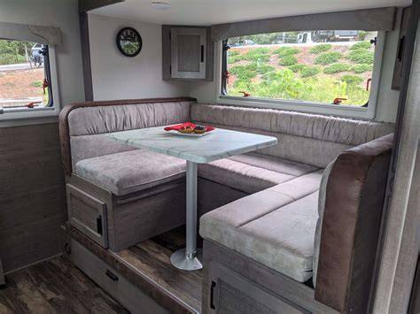 Infographic: montagemogelijkheden voor dinette tafels in campers