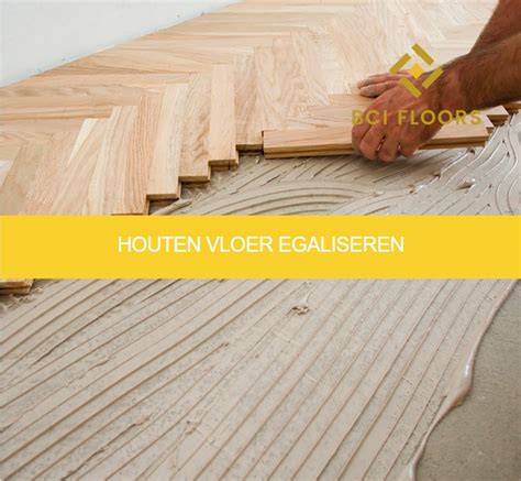 Infographic: stappenplan houten vloer egaliseren
