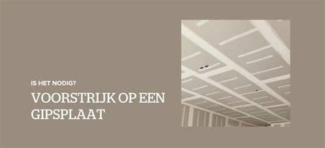 Infographic: Verschillende typen voorstrijk en toepassingen voor gipsplaten