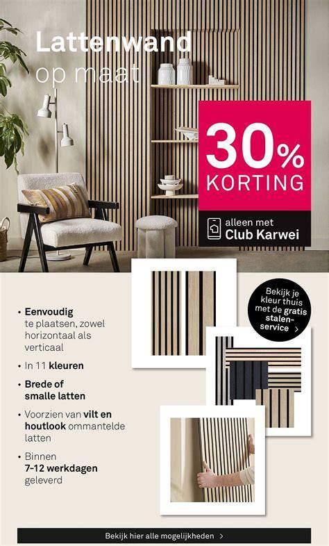 Infographic: overzicht van Karwei behangtypes en korting