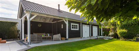 Infographic over schuur, garage en carport kosten