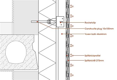 Overzichtelijke tekening van buisdiameters en bevestigingspunten