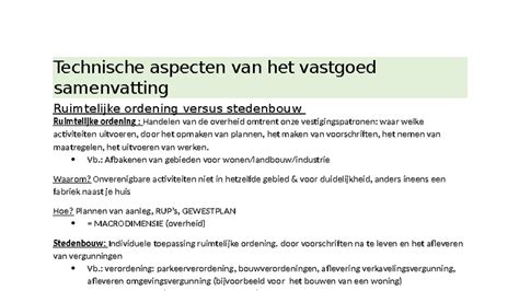 Overzicht: ruimtelijke vs technische vergunningen