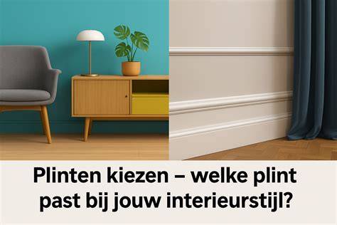 Diagram: Plaatsing en afwerking van plinten met kitstappen