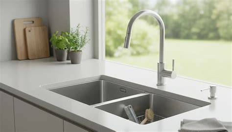 Infographic: Keuken spoelbak materialen en onderhoud