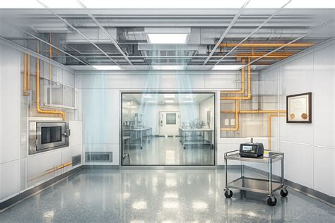 Foto: moderne cleanroom en apparatuur
