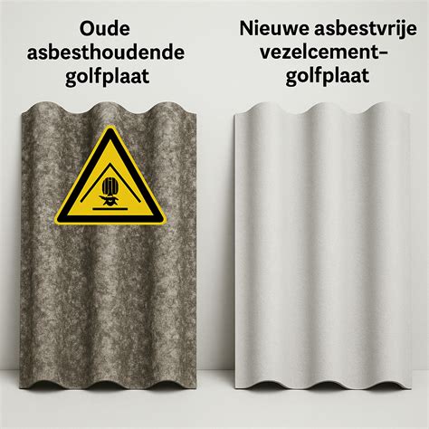 Diagram: verschil tussen asbest en vervangingsvezels