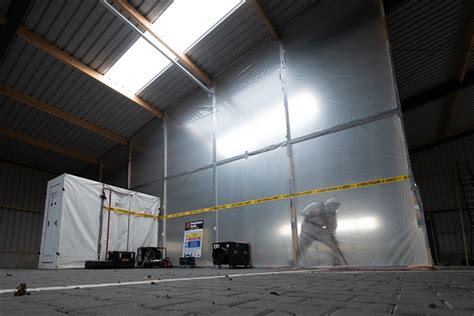 Fotogalerij: voor en na asbest sanering