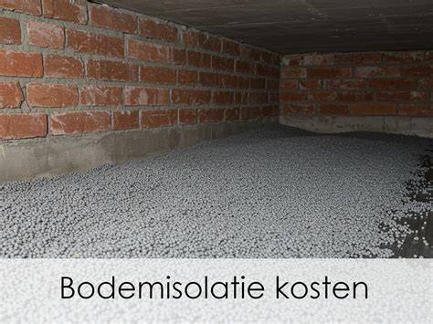 Diagram: kosten per m2 voor vloerisolatie en bodemisolatie