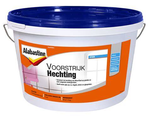 Diagram: verband tussen zuiging en hechting na voorstrijk