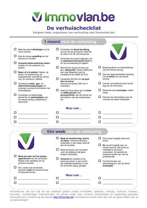 Infographic: Verbouw- of verhuischecklist