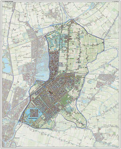 Kaart van Heerhugowaard met loodgieterszones