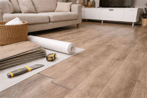 Infographic: vergelijking onderhoud, geluiddemping en vochtbestendigheid vinyl vloer