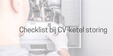 Bedankt-narekening: cv-ketel checklist