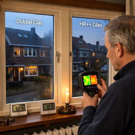 HR++ glas en isolatie