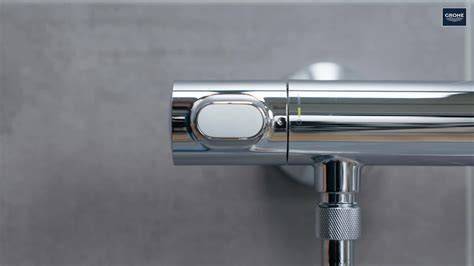 Infographic: anatomie van een Grohe thermostaatkraan en terugslagkleppen