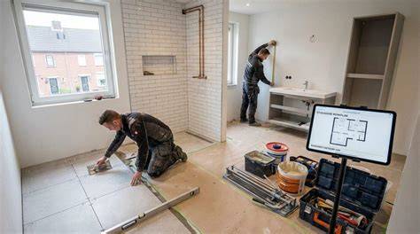 Ontwerp en kostenverdeling badkamer renovatie