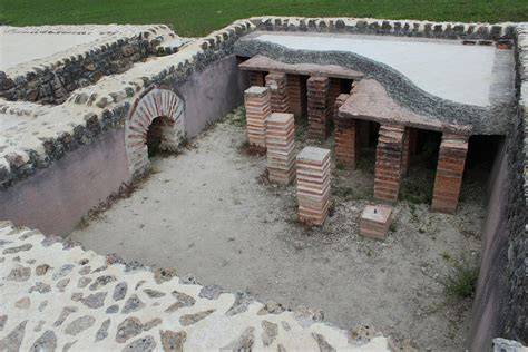 Historische illustratie: Romeinse vloerverwarming als voorloper