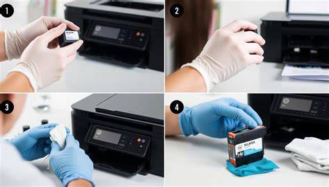 Illustratie: vervanging cartridge stap-voor-stap