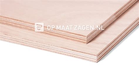 Zaagafdeling Okoumé multiplex op maat