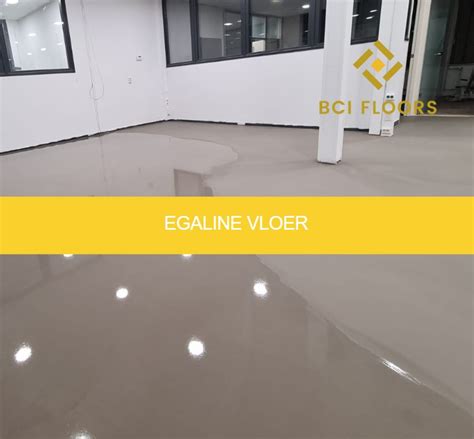 afbeelding van diverse vloerafwerkingen die op egaline kunnen worden aangebracht