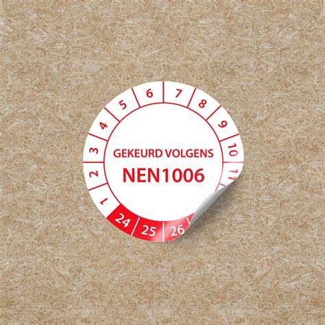 Certificering NEN 1006 en druktest diagram