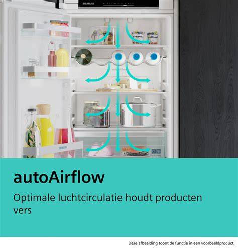 Infographic: overzicht onderbouw koelkast met plint en airflow
