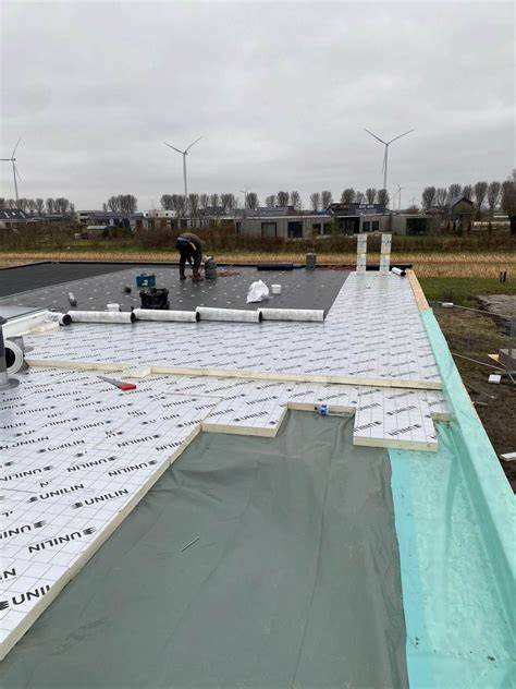 Afbeelding: voorbeeld dakbedekkingen en bijbehorende minimale hellingshoeken