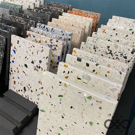 Infographic over terrazzo en granito opbouw