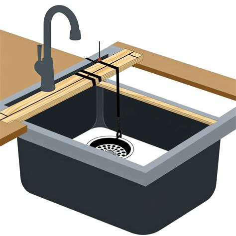 Afbeelding van een onderbouw spoelbak met uitschuifbare koker onderbouwset
