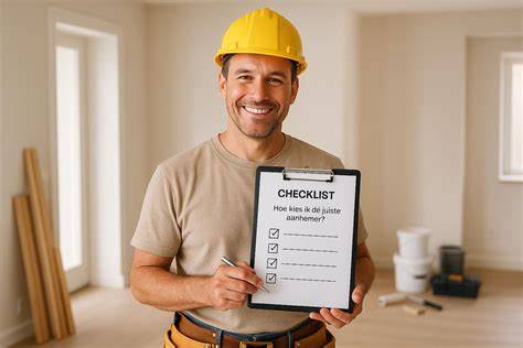 Checklist aannemer selectie