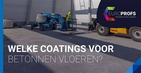 Infographic: Verschillende afwerkingen en onderhoud van betonnen vloeren (vloerkleuren, vloerdiktes, coatings)